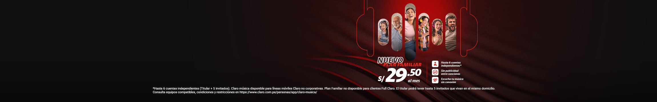 Plan Familiar Claro música Plan Familiar Claro música