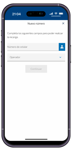 Vía APP Vía APP