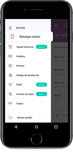 Vía APP Vía APP