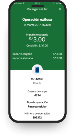 Vía APP Vía APP