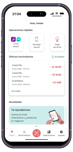 Vía APP Vía APP