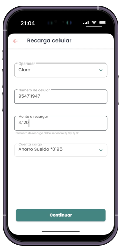 Vía APP Vía APP