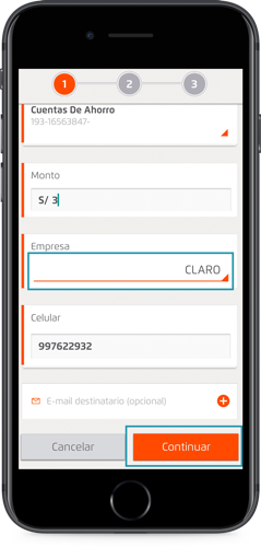 Vía APP Vía APP